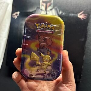 Pokemon Scarlet and Violet Pikachu and Vulpix Mini Tin Factory Sealed TCG 2023